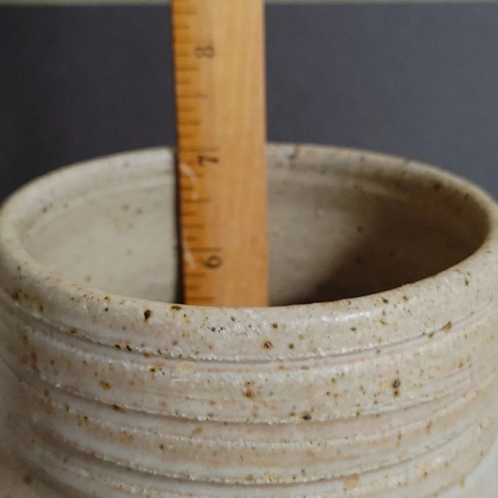 Artisan Ceramic Vase Signed Mary Richardson